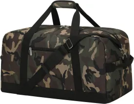 21 inch Gym Bag for Men - 40L Travel Duffel Bag Sport Duffle Bags for Weekend Overnight with Bottom Support (Camouflage)