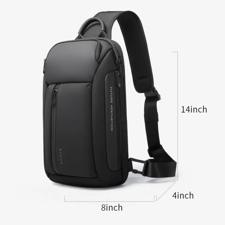 BANGE BG-7566 Oxford Fashion Waterproof Shoulder Chest Bag(Red)