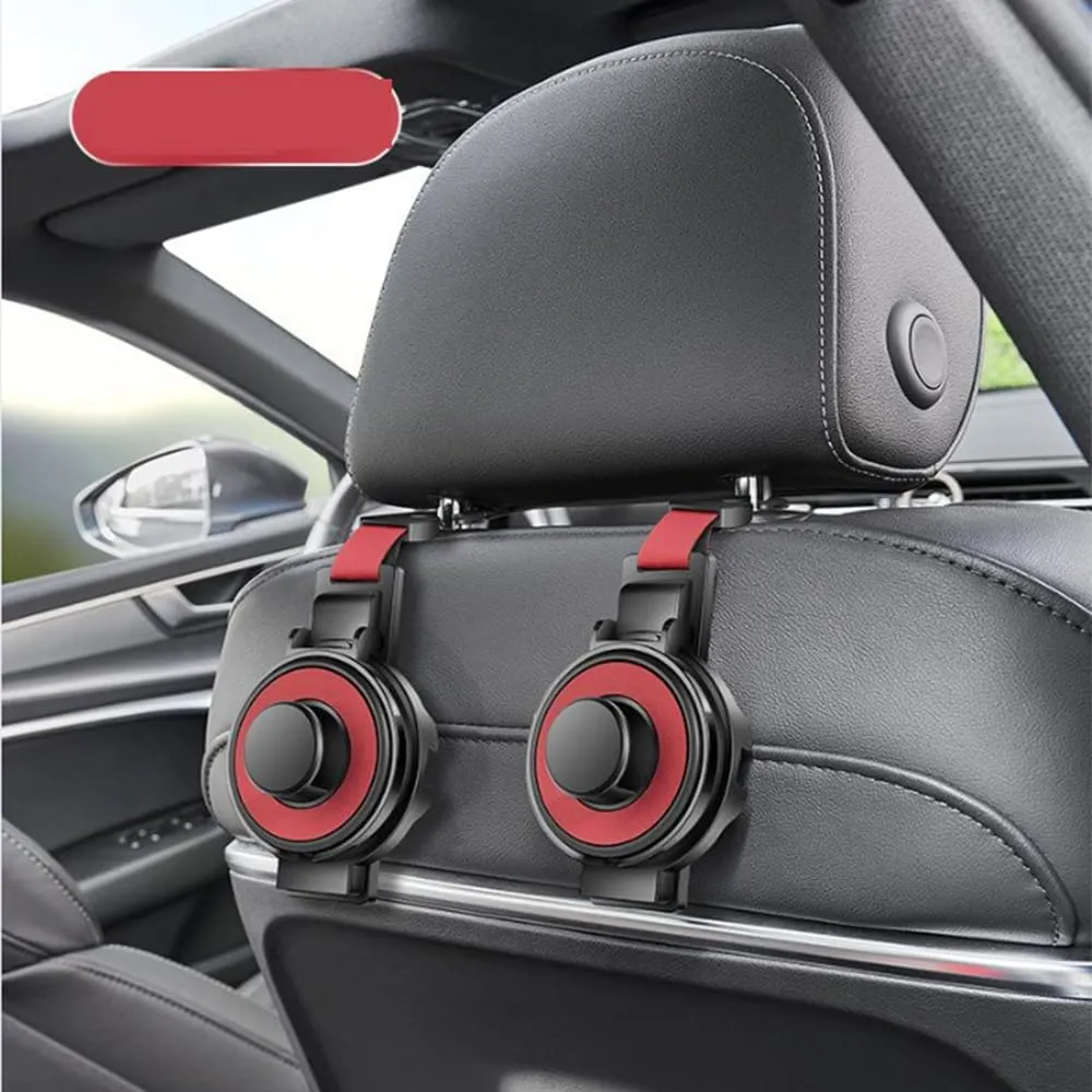 Car Seat Headrest Hook for Jaguar XJ (Long axis) 2010-2018,Car Seat Hooks with Phone Holder for Purse,Even Bottle,Backpacks Car Interior Storage Accessories,A