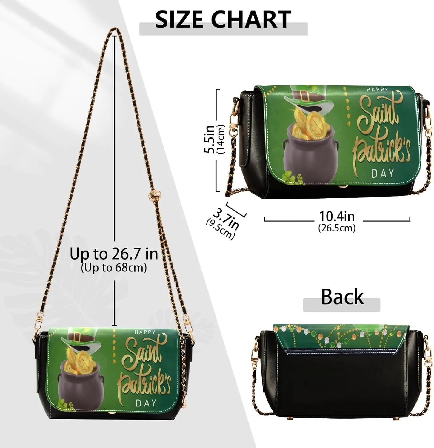 Crossbody Bags for Women Trendy Women's Black Shoulder Bag Small PU Leather Flap Cross Body Bag Handbags