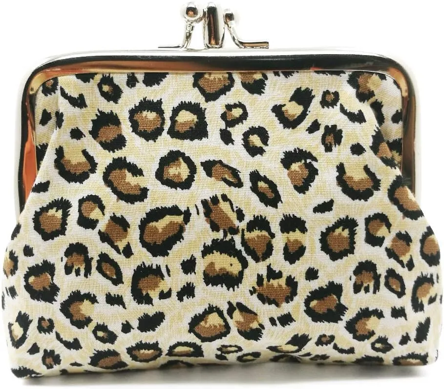 Cute Floral Buckle Coin Purses Vintage Pouch Kiss-lock Change Purse Wallets