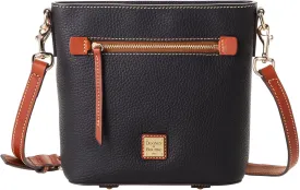 Dooney & Bourke Small Crossbody Bags for Women, Pebble Grain Leather Crossbody Bag with Zipper Pocket