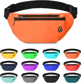 Fanny Pack for Women Men,Crossbody Fanny Pack Water Resistant Sports Waist Bag Pack, Belt Bag for Travel Hiking Running