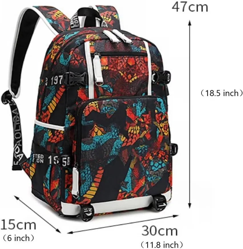 FANwenfeng Basketball Player GA34 Luminous Backpack Travel Backpack Fans Bag (Style 9)