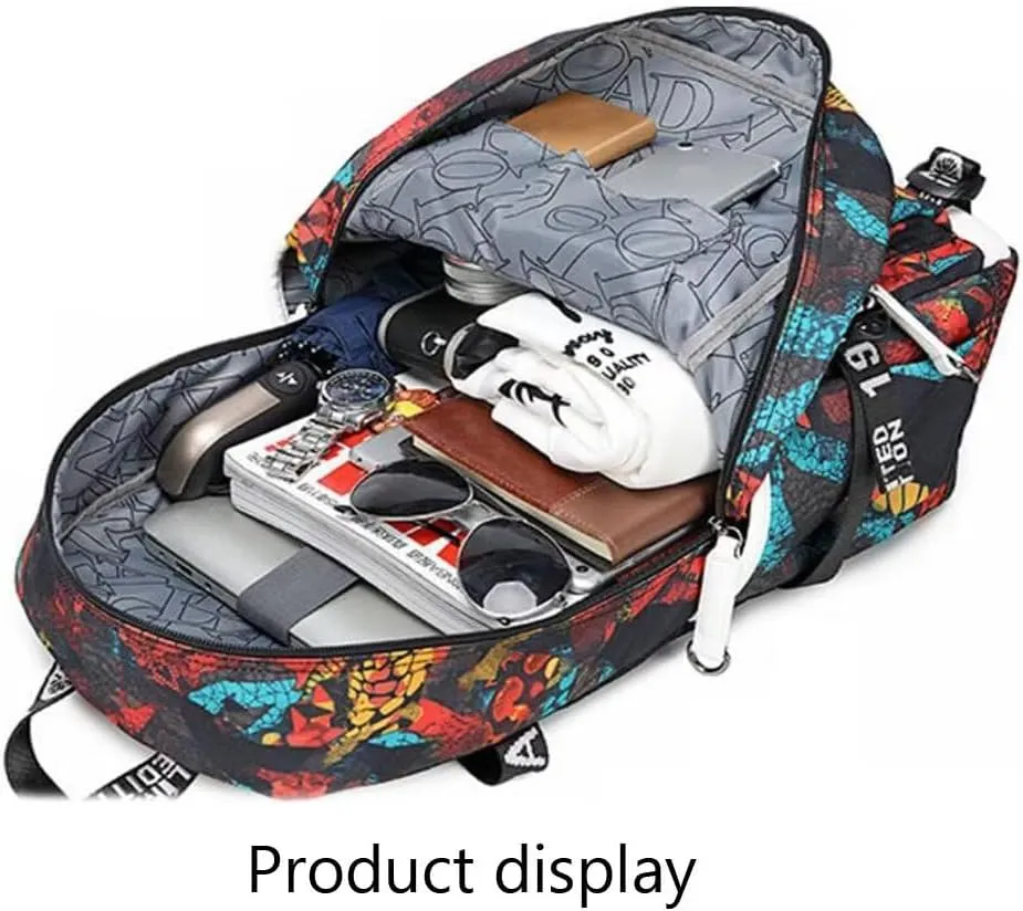 FANwenfeng Basketball Player GA34 Luminous Backpack Travel Backpack Fans Bag (Style 9)