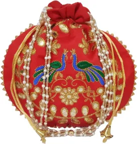 Purpledip Potli Bags Drawstring Purse (Potli01$)
