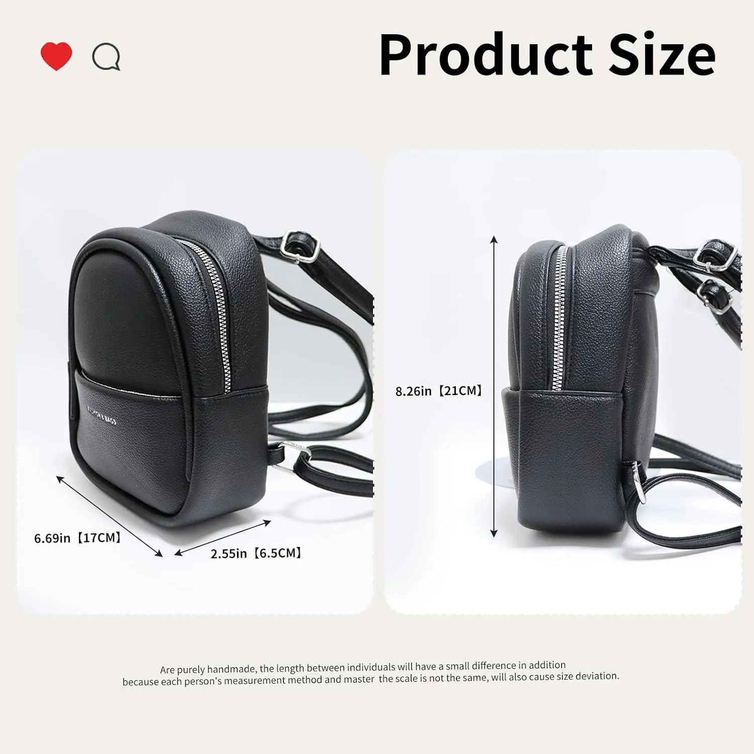 Small Backpacks, PU Leather Small Backpack Purse for Women, Stylish Mini Backpack Cute Backpack (white)