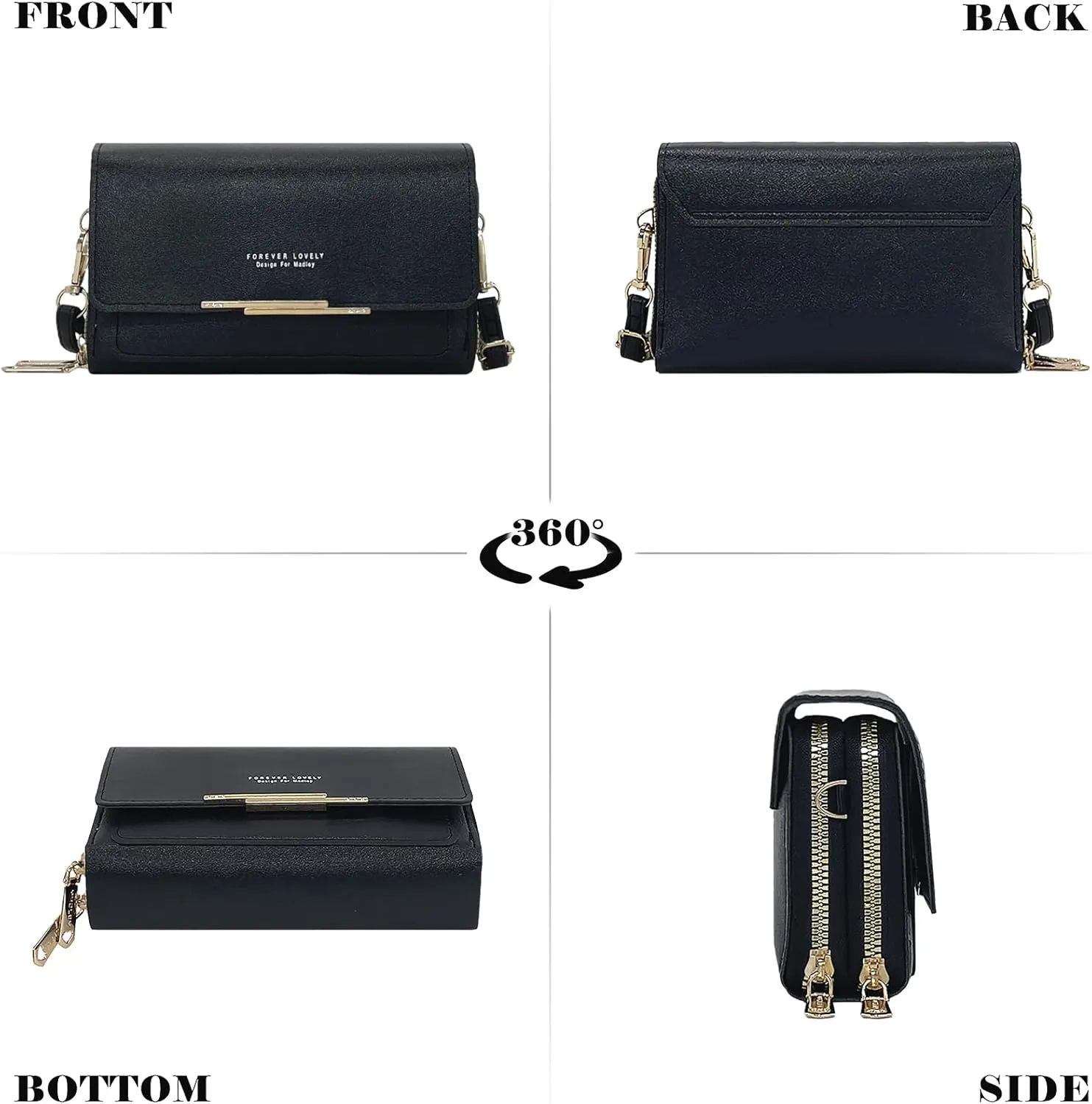 Small Cell Phone Cross Body Bags for Women,Mini Women's Shoulder Wallets