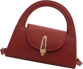 Top Handle Satchel Purses for Women, Cute Small Tote Handbags, Trendy Ladies Leather Crossbody Purses, Mini Designer Purse