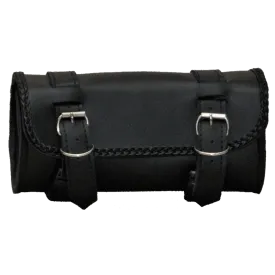 VS114H Vance Leather 2 Strap Braided Tool Bag with Quick Releases