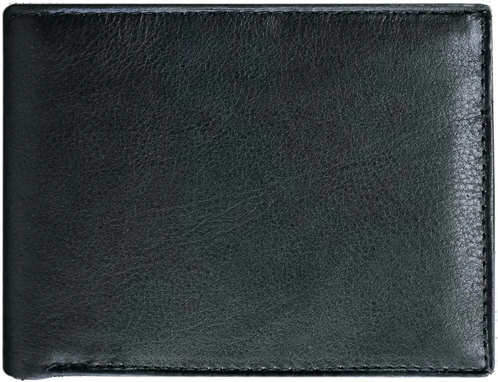 Wallet for Men-Genuine Leather RFID Signal Blocking Bifold MultiCard Wallet Purse