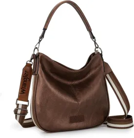 Wrangler Hobo Bags Large Crossbody Bag for Women Shoulder Purse Handbags with Adjustable Strap